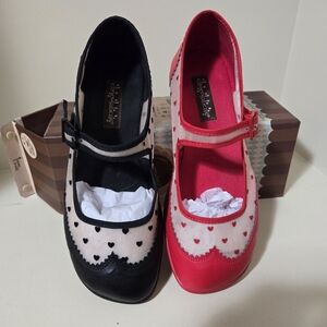 Hot Chocolate Designs Chocolaticas Havana Heart Mary Jane Flats, HCD38/US8